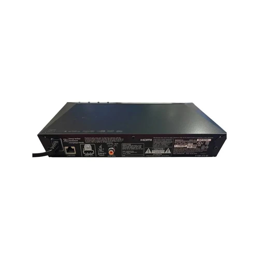Sony BDP-S3100 Blu-ray DVD Player WiFi Streaming Remote Complete Box w/HDMI